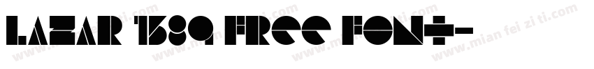 Lazar 1389 Free Font字体转换